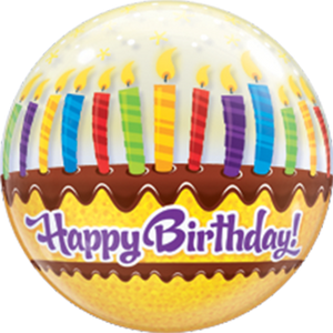 Birthday Candle Bubble Ballon