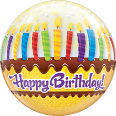 Birthday Candle Bubble Ballon