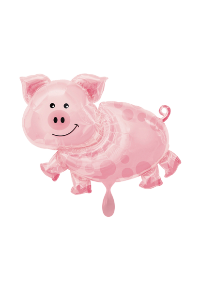 Schwein - Glücksschwein Folienballon 89cm