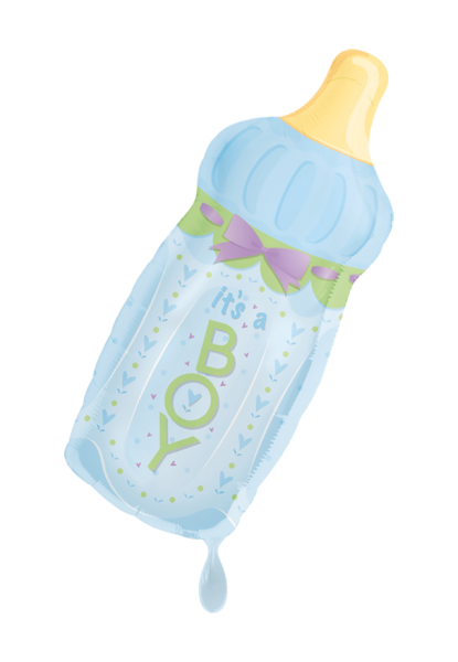 It's a Boy Babyflasche Folienballon 79cm heliumgefüllt