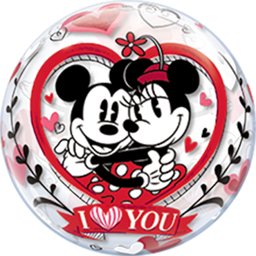 Mickey & Minnie Love Bubble Ballon