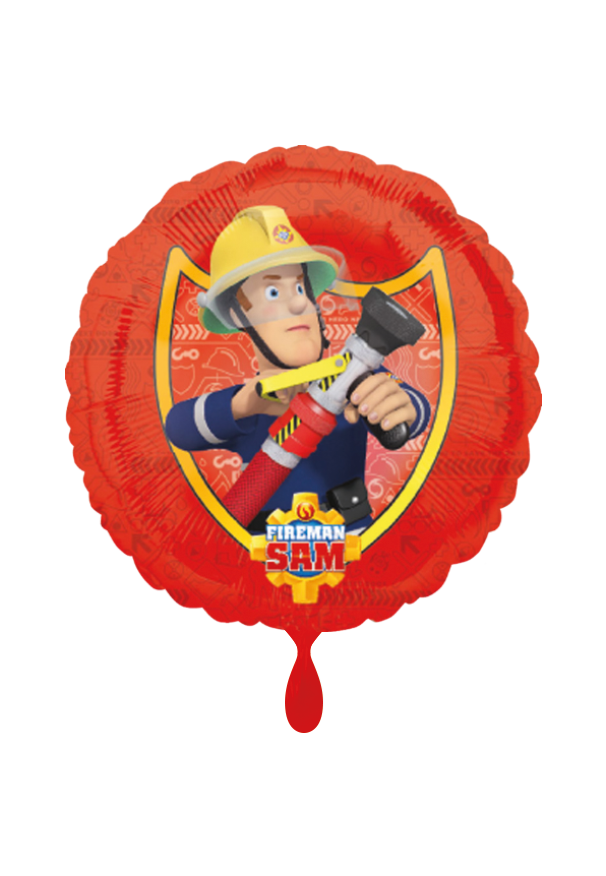 Feuerwehrmann Sam Folienballon 45cm heliumgefüllt