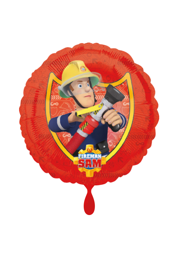 Feuerwehrmann Sam Folienballon 45cm ungefüllt
