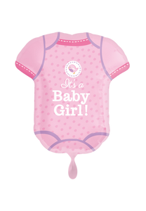 Baby Body Girl Folienballon 60cm heliumgefüllt