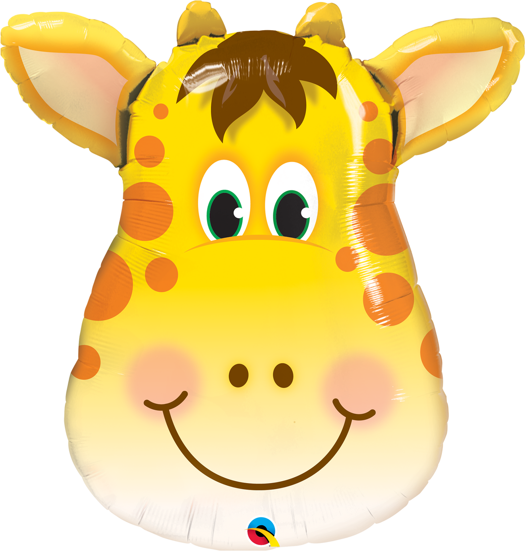Giraffe Folienballon 81cm heliumgefüllt