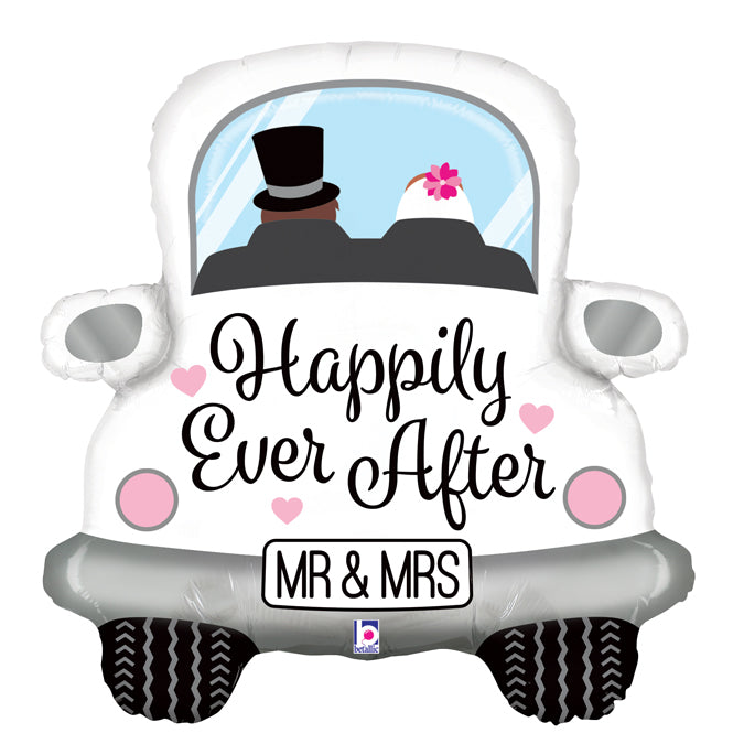 Happily Ever After Car Folienballon 79cm heliumgefüllt