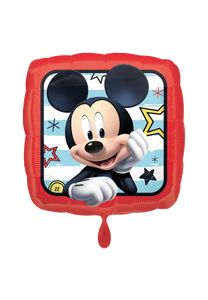 Mickey Mouse viereckig Folienballon 43cm