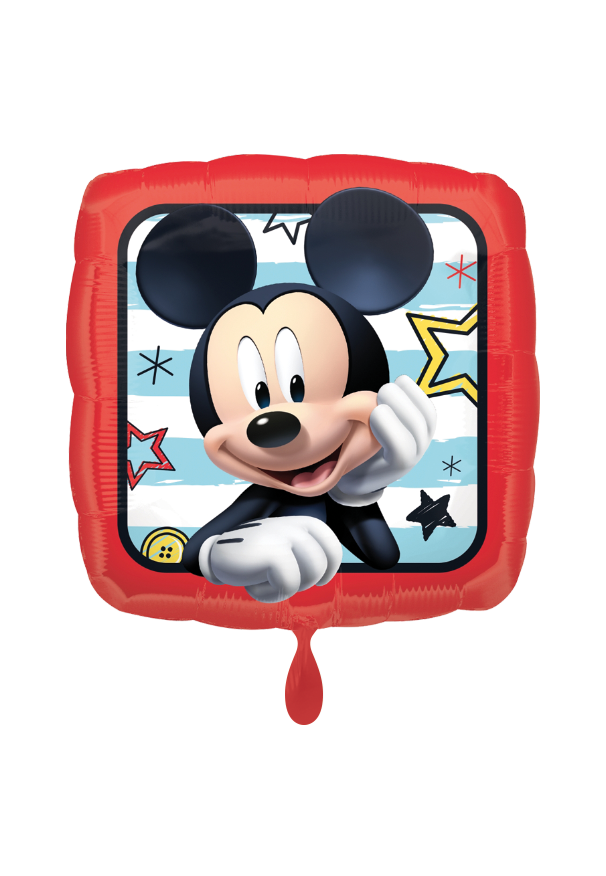 Mickey Mouse viereckig Folienballon 43cm