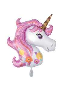 Magical Unicorn / Einhorn Folienballon 83cm ungefüllt