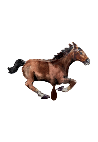 Pferd Folienballon 100cm