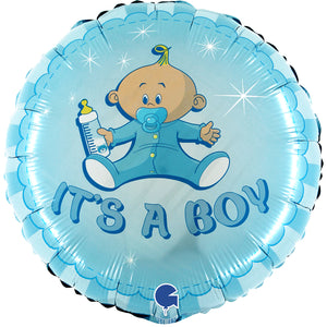 It's a Boy Baby Folienballon 45cm ungefüllt