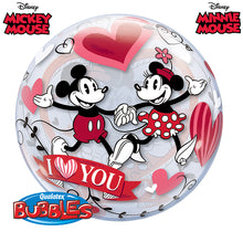 Laden Sie das Bild in den Galerie-Viewer, Mickey &amp; Minnie Love Bubble Ballon
