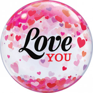 Love You Bubble Ballon