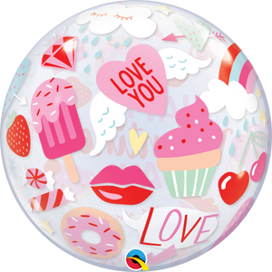Happy Valentine's Day Bubble Bubble Ballon