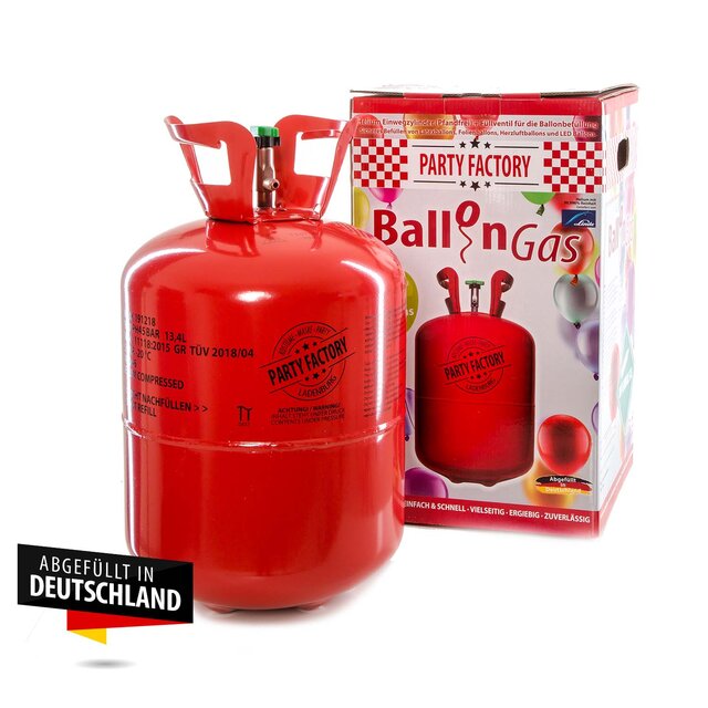 Ballongas Helium 0,42m³ ausreichend für BIS zu 50 Ballons